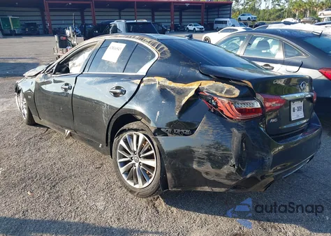 2018 Infiniti Q50 Luxe/Sport из США, поврежденный, VIN JN1EV7AR8JM432877